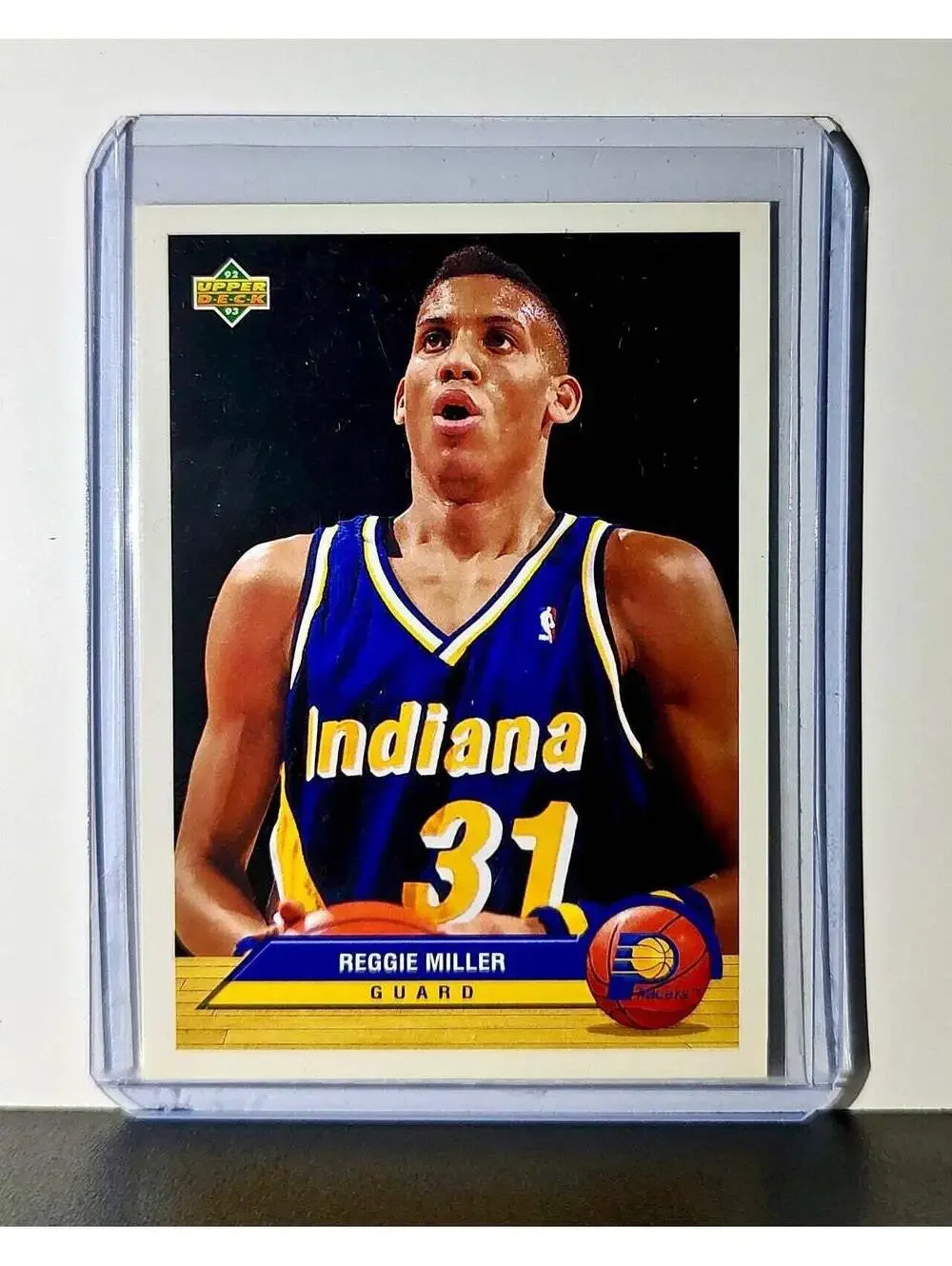 Reggie Miller 1992-93 Upper Deck NBA #P18 Card Indiana Pacers